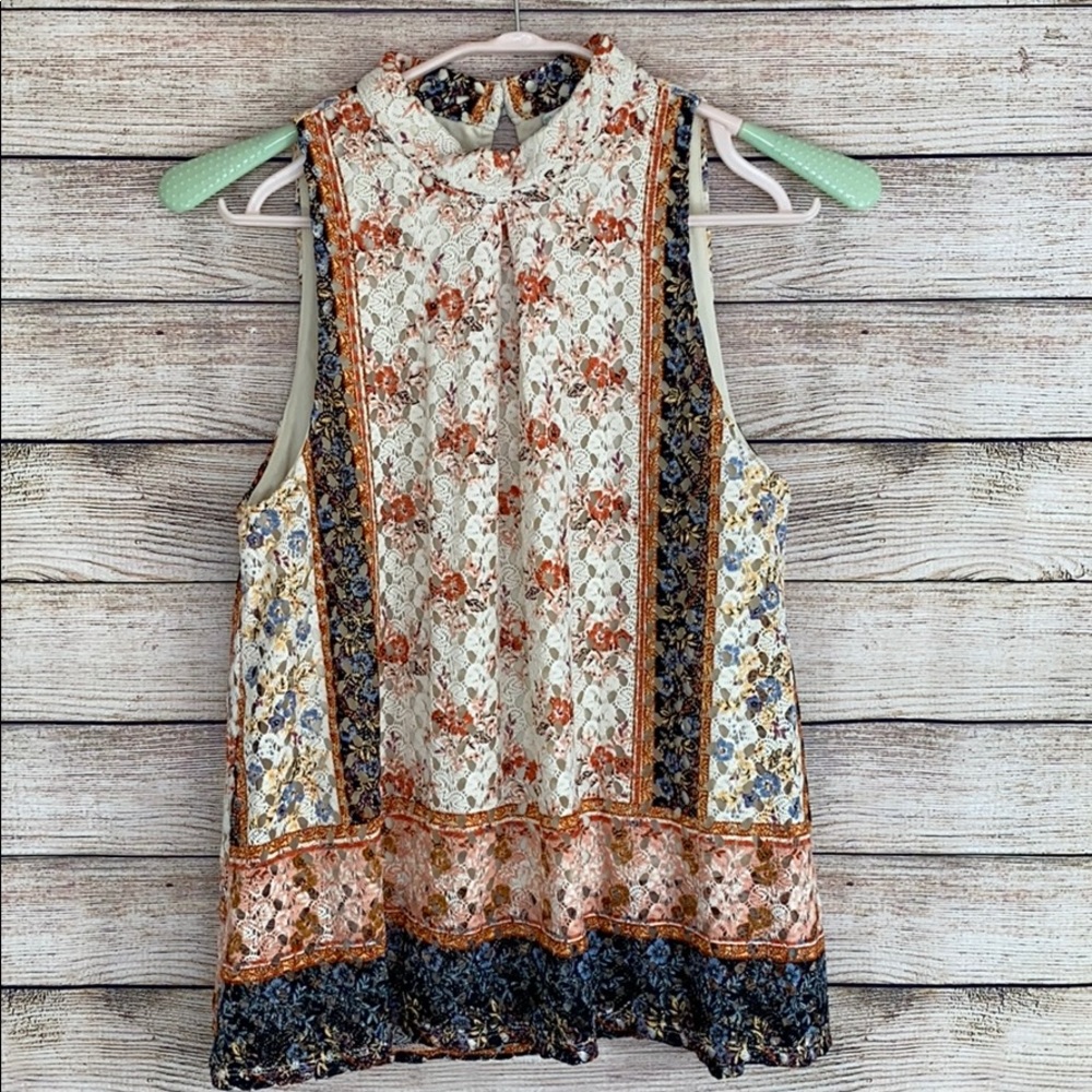 Love & Fire Sleeveless Halter/Tank Blouse size S